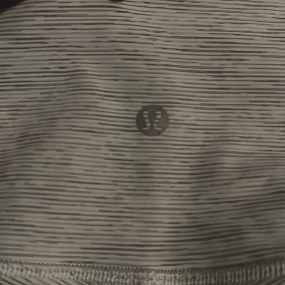 Lululemon Wunder Under Gray White Leggings |‎ 4